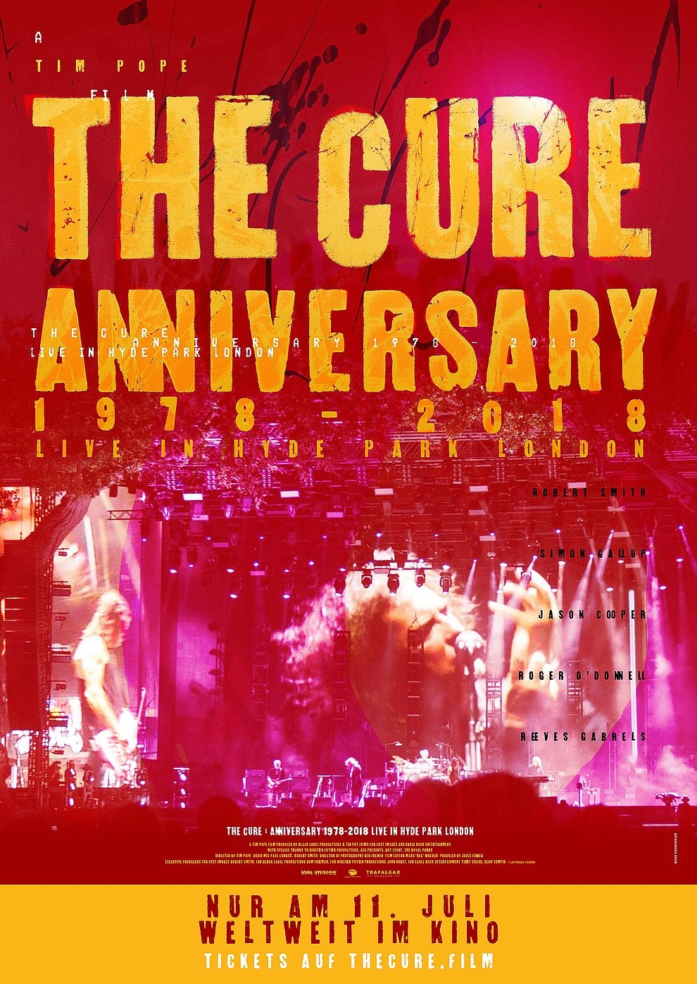 Filmplakat zu The Cure - Anniversary 1978 - 2018 - Live in Hyde Park London
