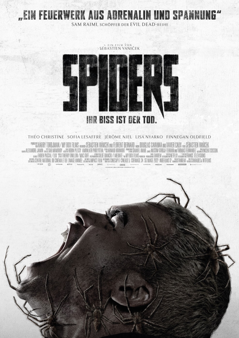 Filmplakat zu Spiders - Ihr Biss ist der Tod