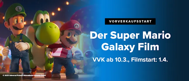 Der Super Mario Galaxy Film Vorverkauf ab 10.3.