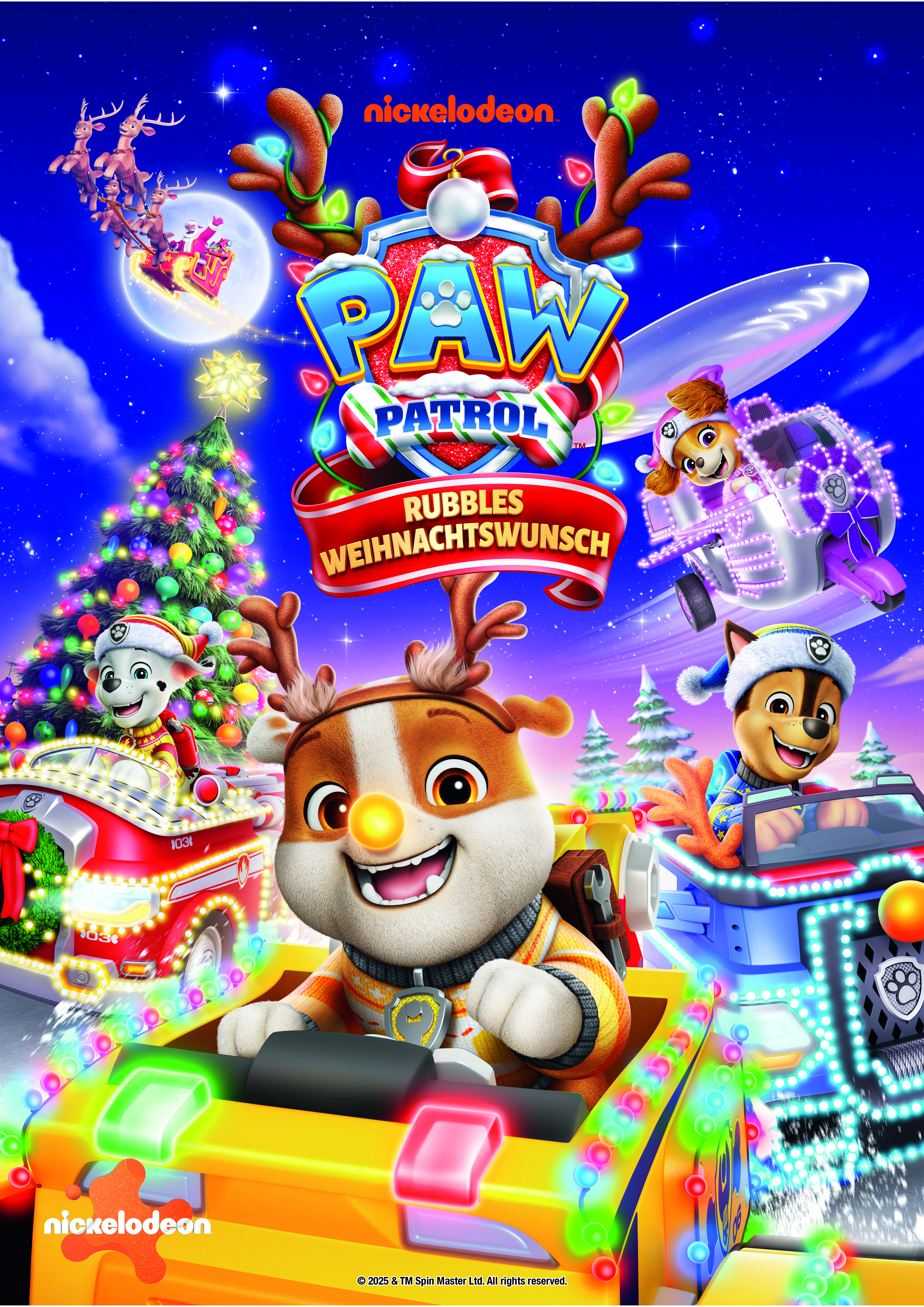 Filmplakat zu Paw Patrol: Rubbles Weihnachtswunsch