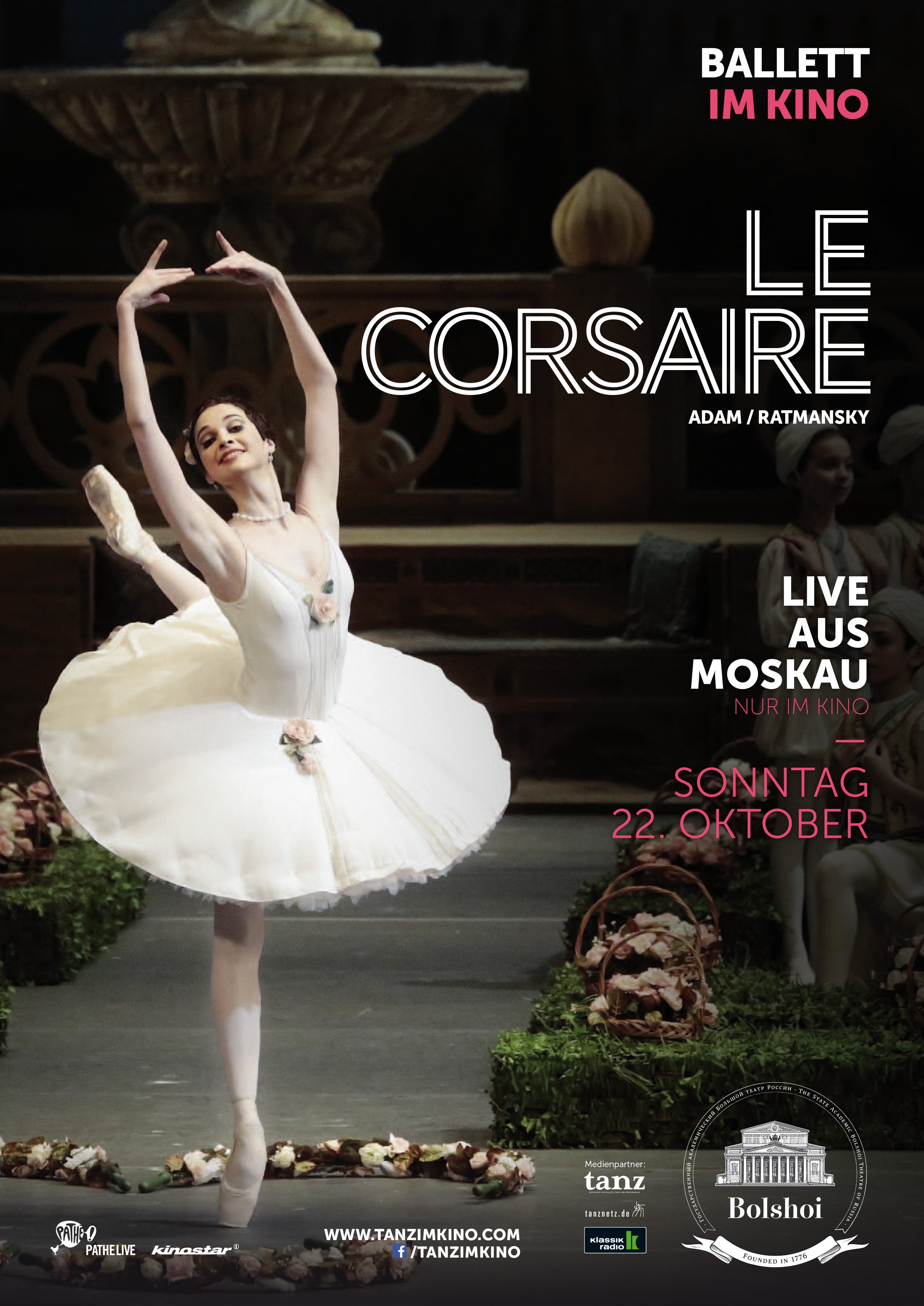 Filmplakat zu Bolshoi Ballett: Le Corsaire (2017/18)