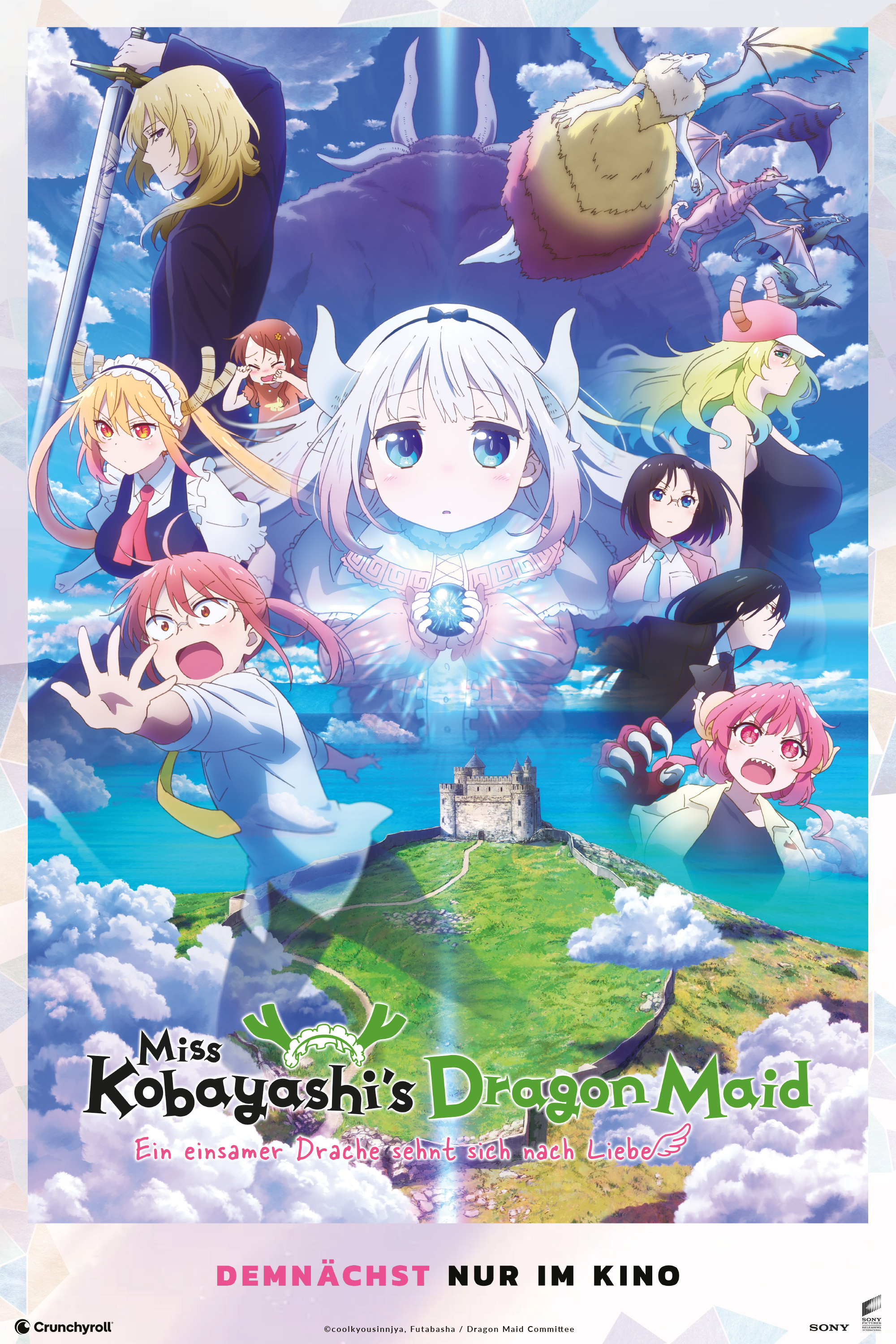 Filmplakat zu Miss Kobayashi`s Dragon Maid: Ein einsamer Drache sehnt sich nach Liebe