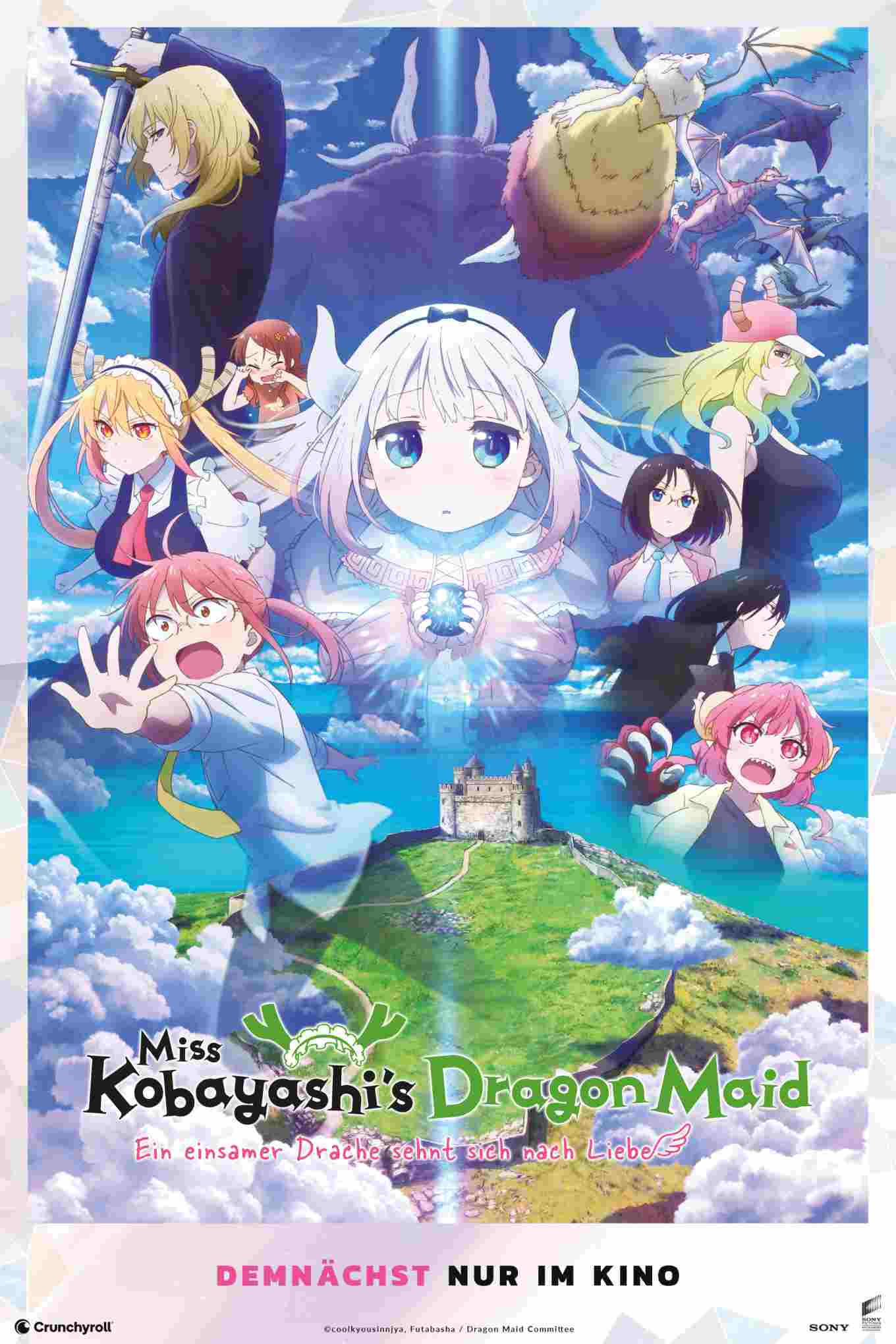 Filmplakat zu Miss Kobayashi`s Dragon Maid: Ein einsamer Drache sehnt sich nach Liebe