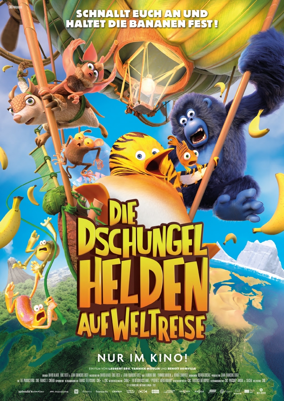 Filmplakat zu Die Dschungelhelden auf Weltreise