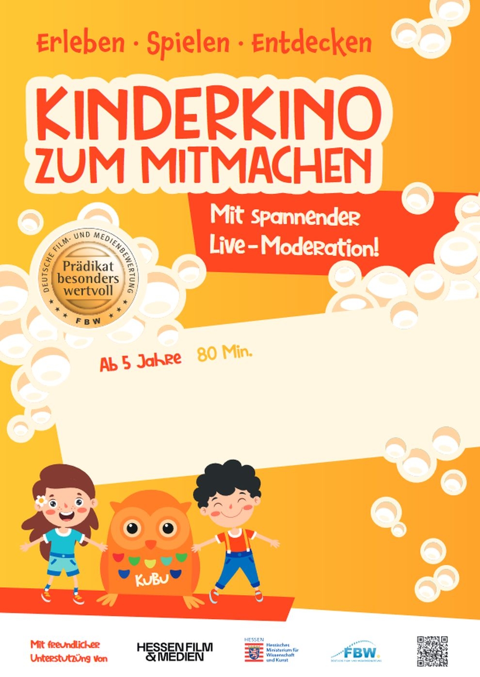 Filmplakat zu Kubu - Kinderkino zum Mitmachen II