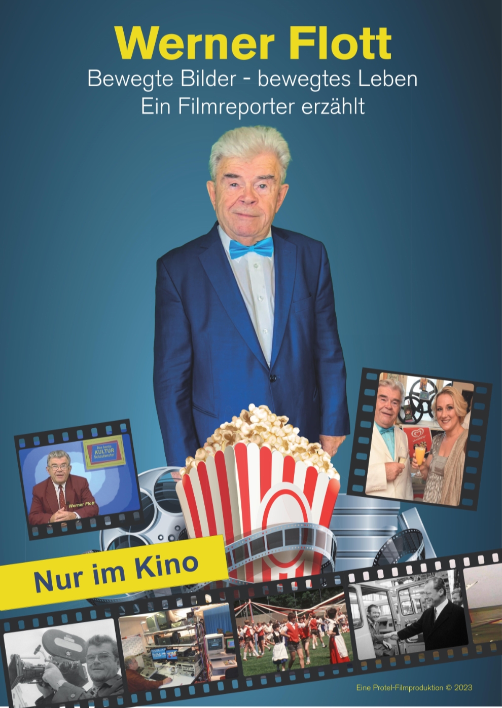 Filmplakat zu Bewegte Bilder - Bewegtes Leben. Der Filmreporter Werner Flott erzählt