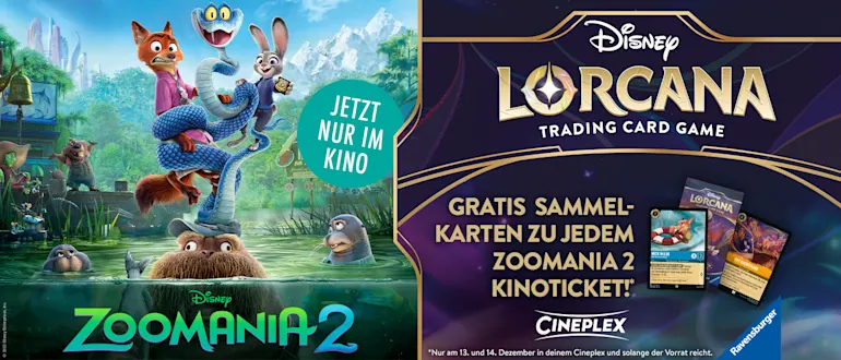 Bildkompontente zur Zoomania 2 Locarna Aktion