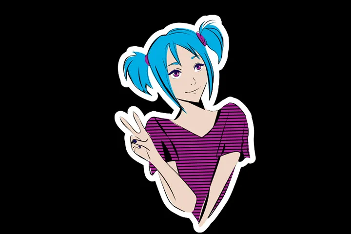 Cineplex Plus Sticker Anime