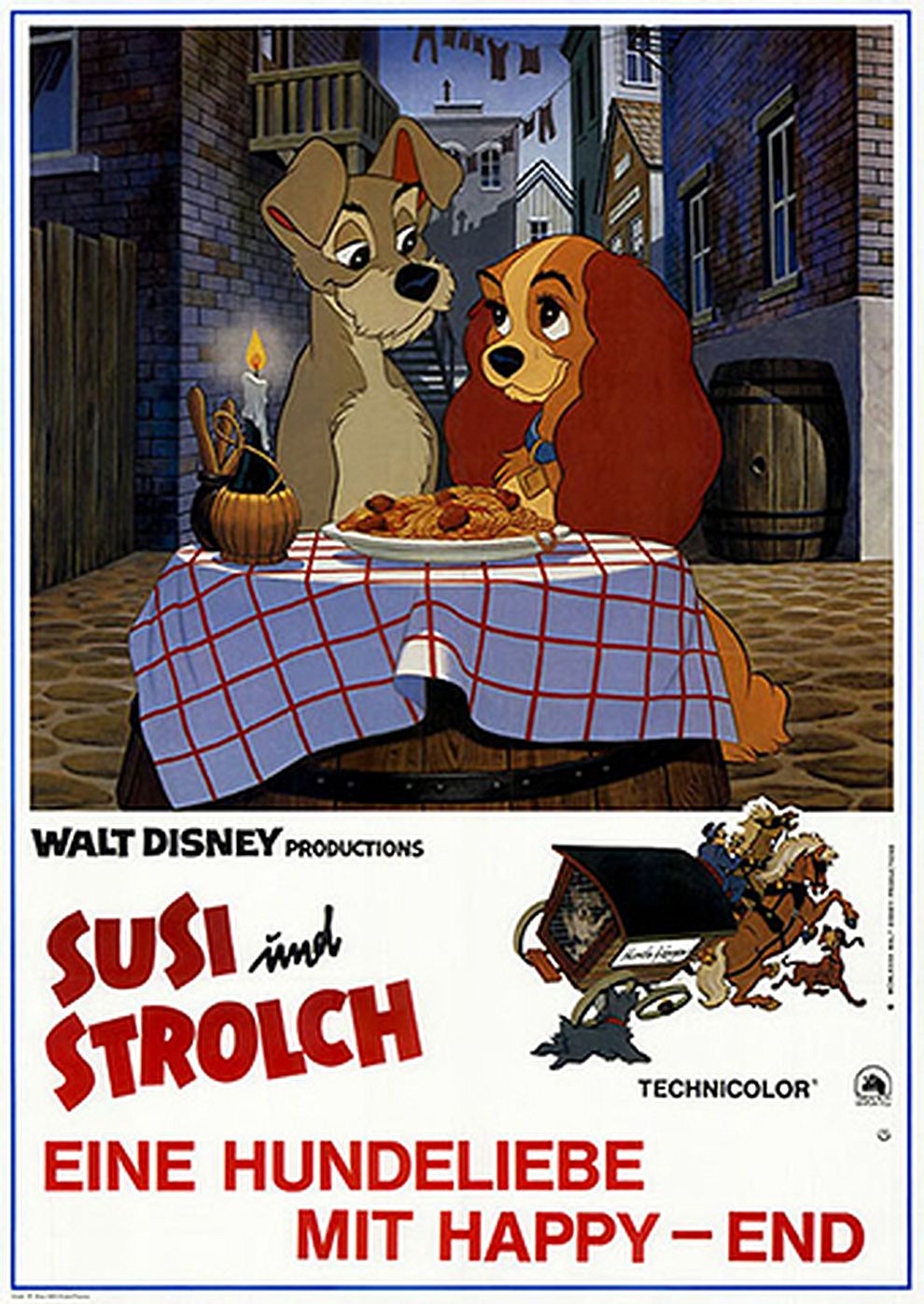 Filmplakat zu Susi und Strolch (1955)