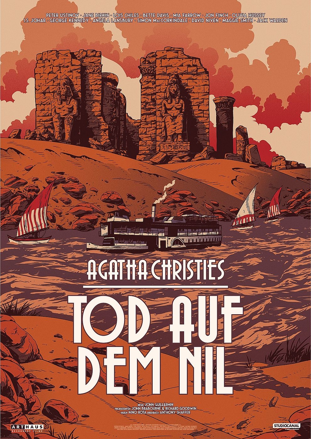 Filmplakat zu Tod auf dem Nil (1978)