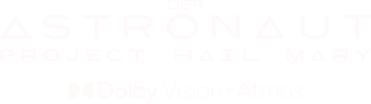 Der Astronaut - Project Hail Mary // Dolby Vision+Atmos