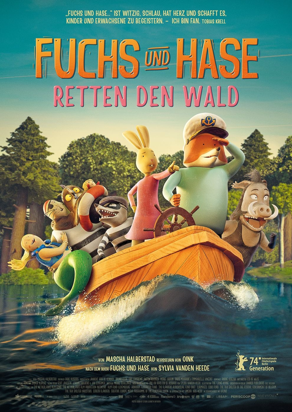 Filmplakat zu Fuchs und Hase retten den Wald