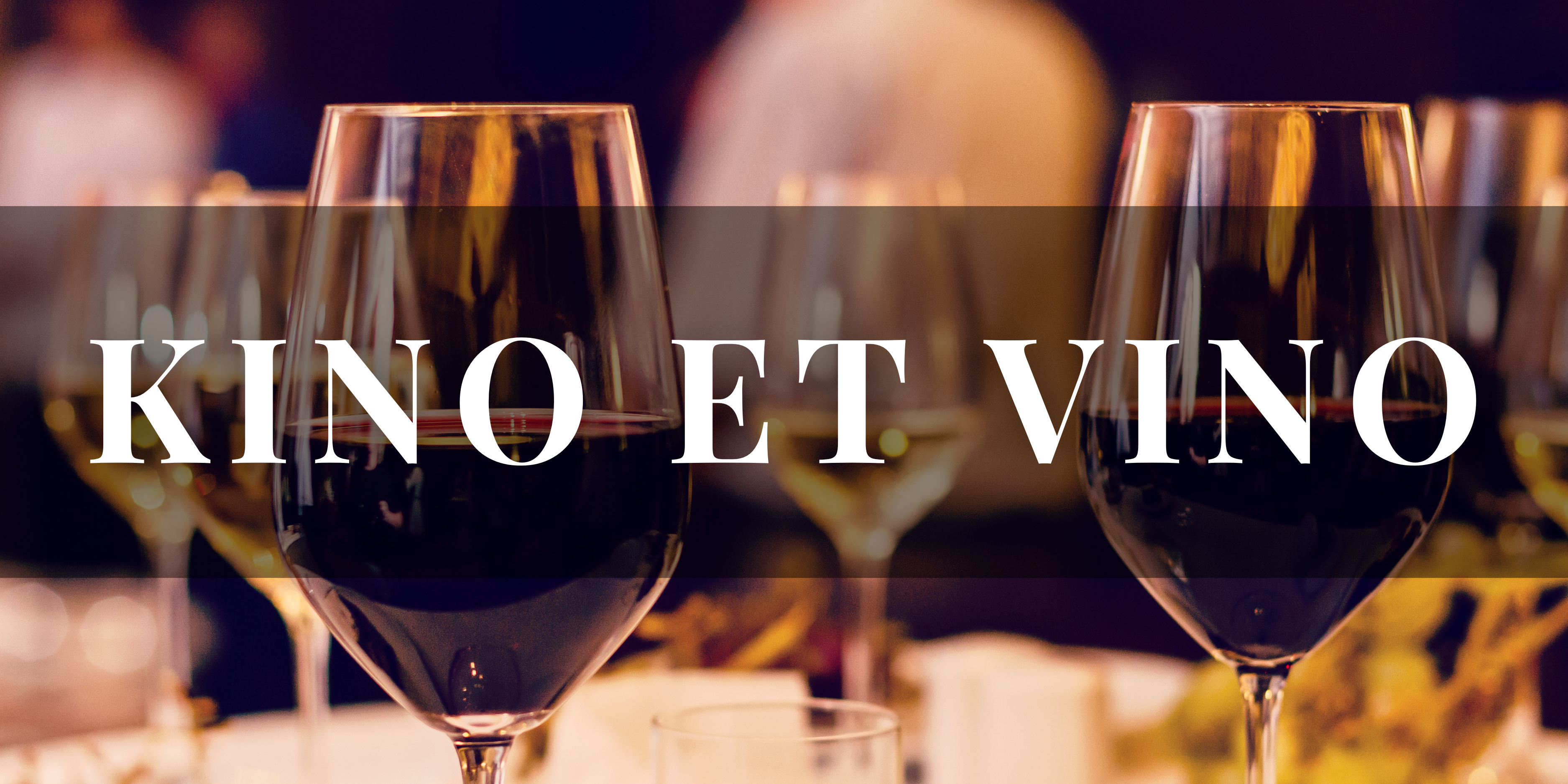 Foto, das Weingläser zeigt, um unsere Eventkategorie Kino et Vino zu beschreiben