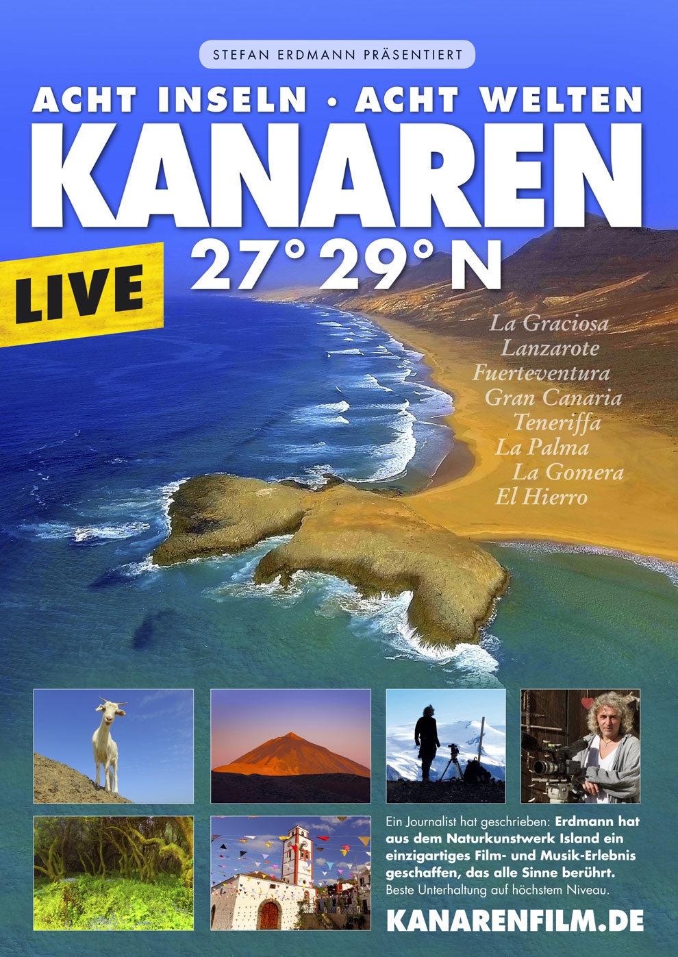 Filmplakat zu Kanaren 27 29 N - Acht Inseln, acht Welten