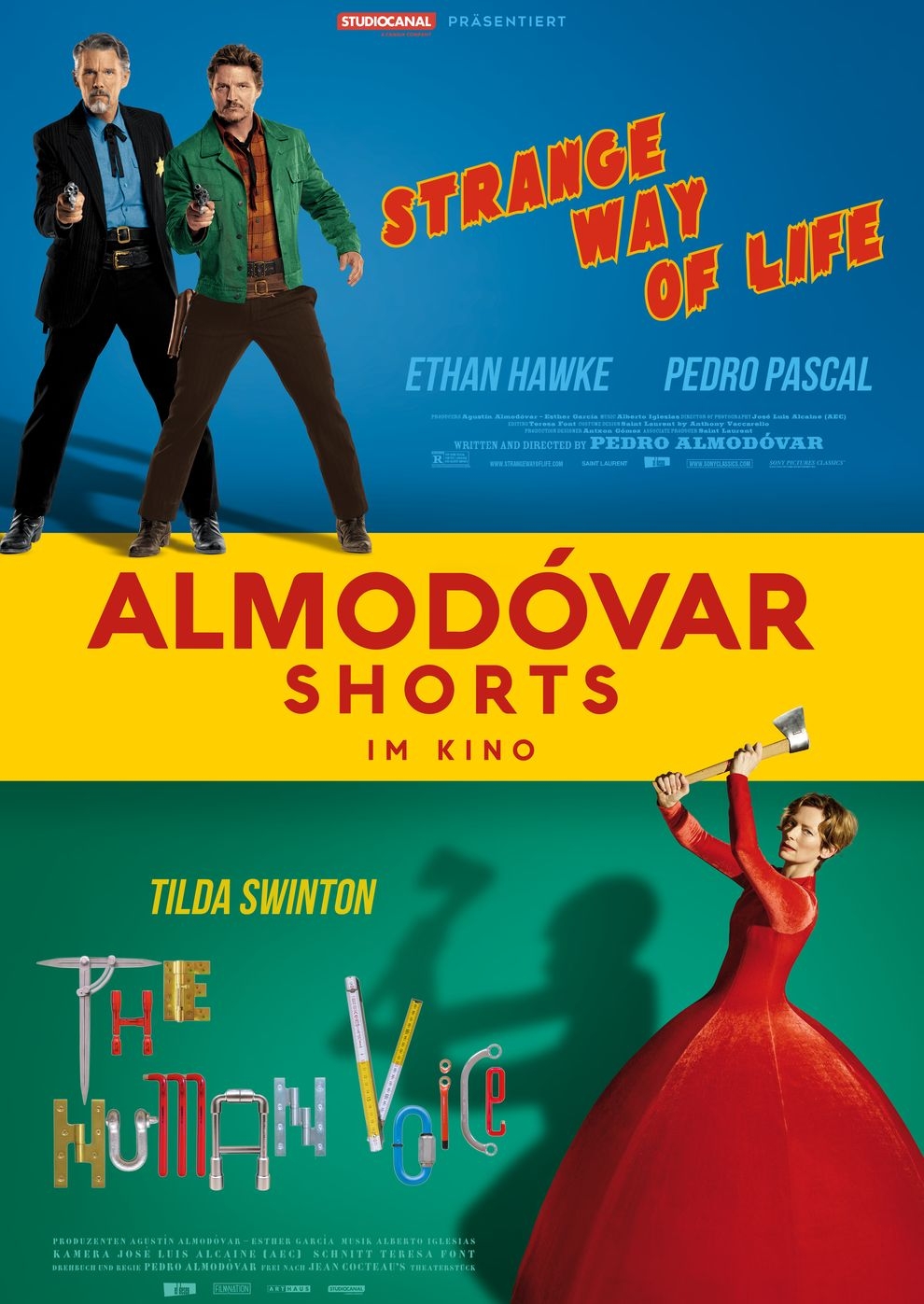 Filmplakat zu Almodovar Shorts: Strange Way of Life & The Human Voice