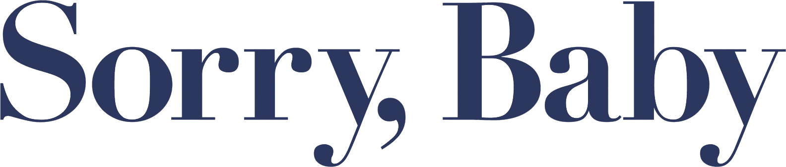 Logo Sorry, baby
