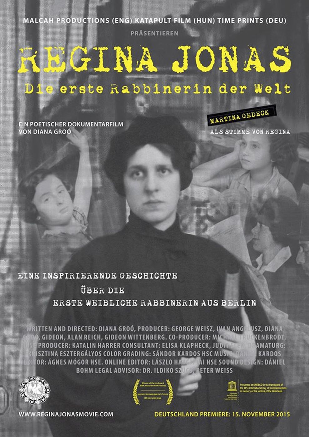Filmplakat zu Regina Jonas - Die erste Rabbinerin der Welt