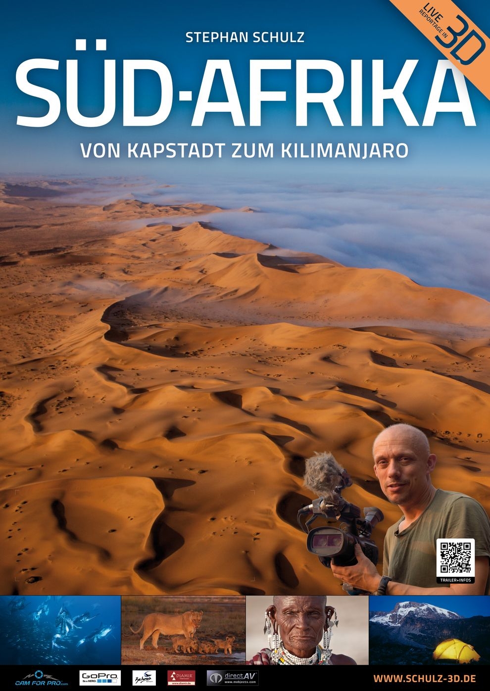 Filmplakat zu Süd-Afrika - Von Kapstadt zum Kilimanjaro - 3D Livereportage