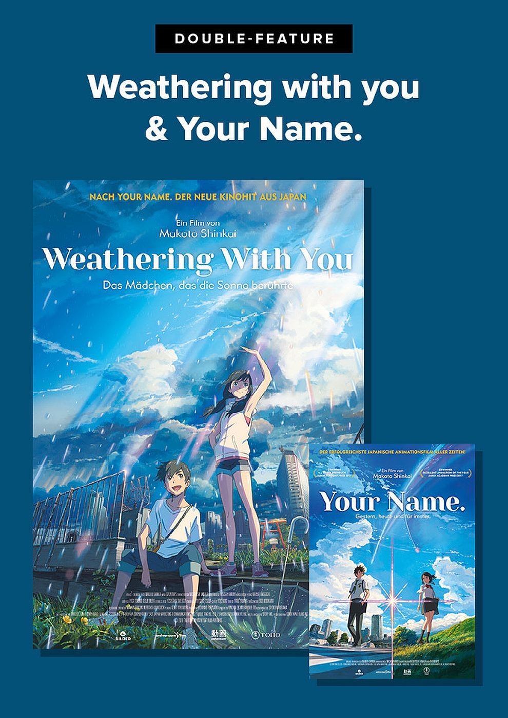 Filmplakat zu Your Name & Weathering with you