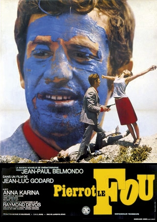 Filmplakat zu Pierrot le Fou (Elf Uhr nachts)