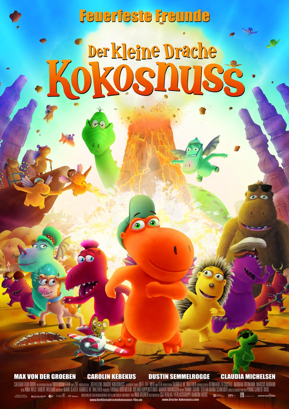 Filmplakat zu Der kleine Drache Kokosnuss