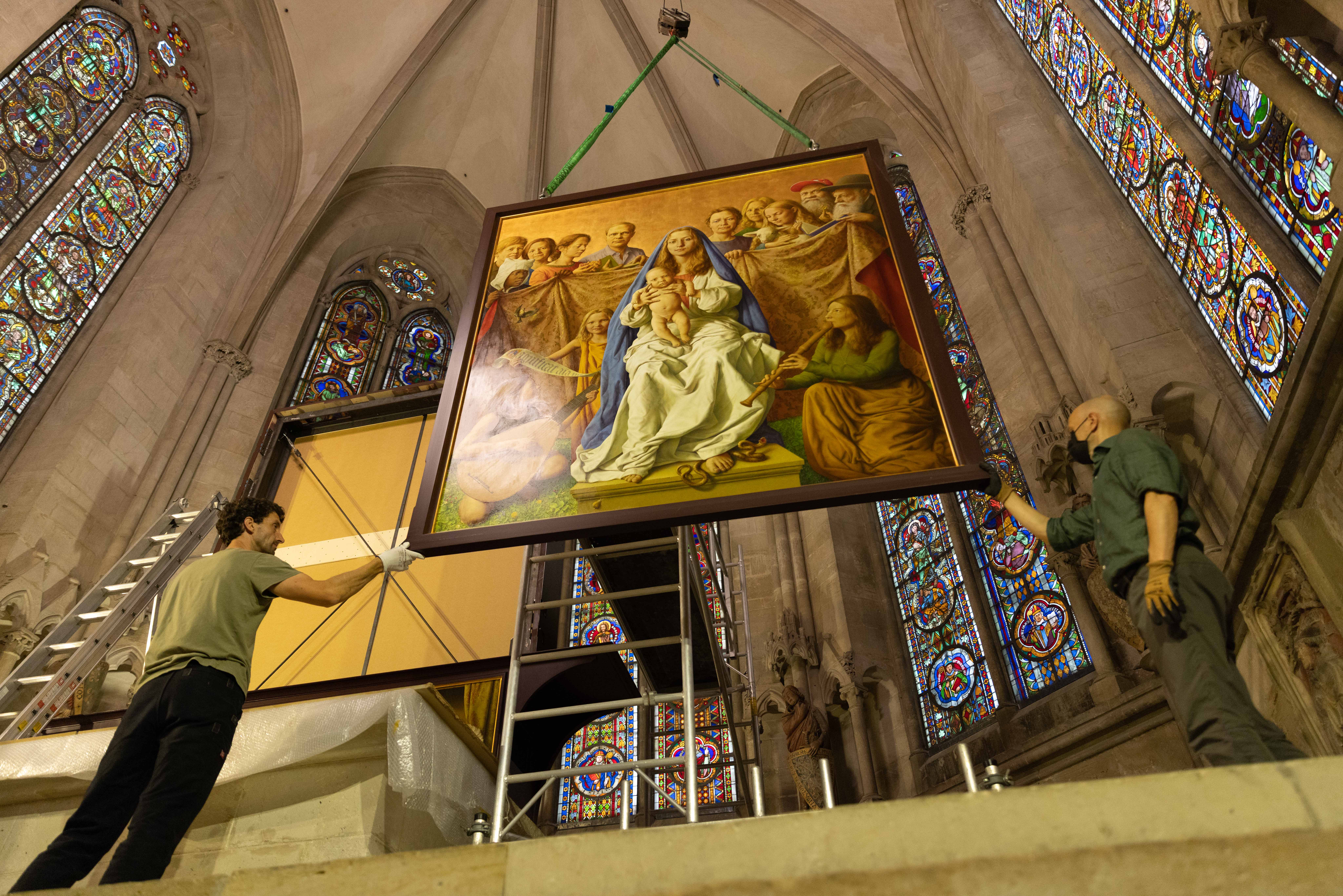 Szenenbild zu Triegel trifft Cranach - Malen im Widerstreit der Zeiten