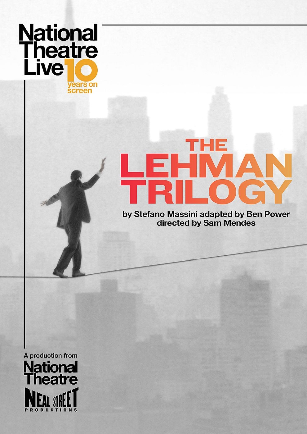 Filmplakat zu National Theatre London: The Lehman Trilogy (Aufz.)