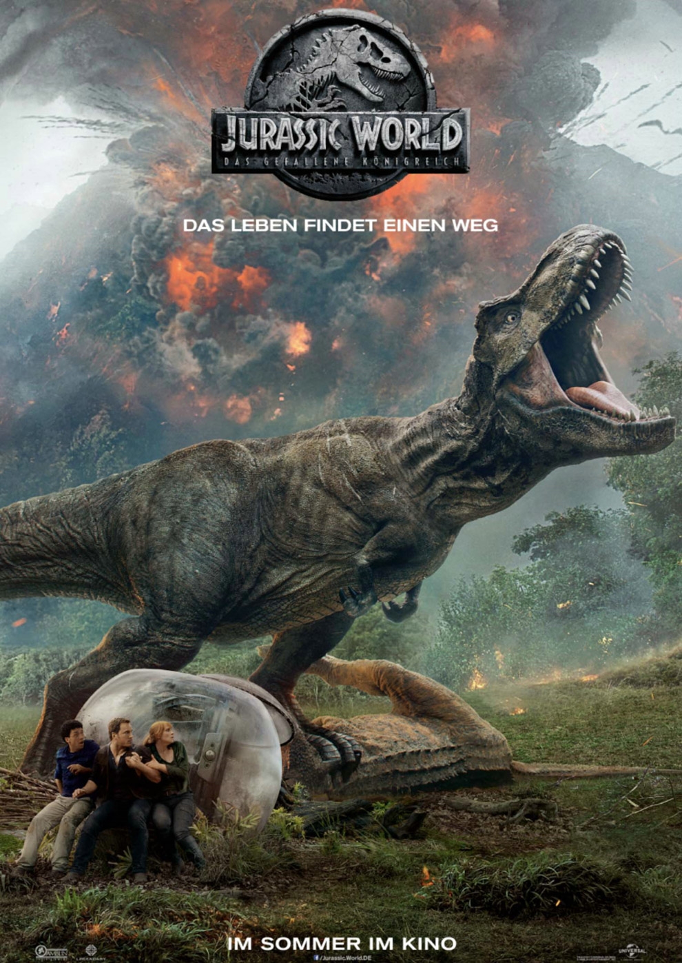Filmplakat zu Jurassic World: Das gefallene Königreich