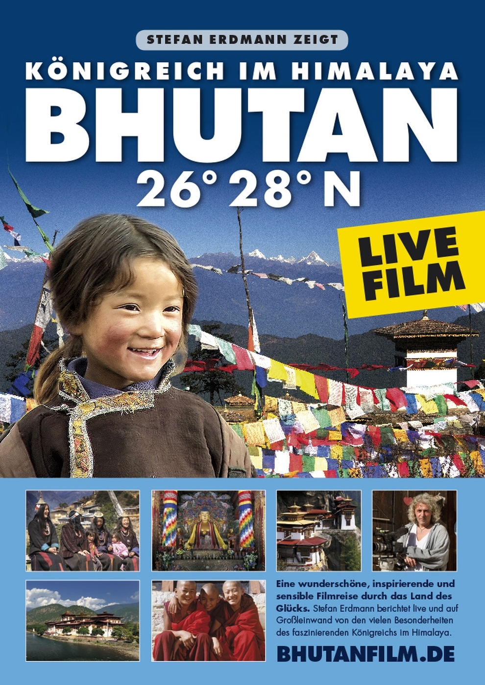 Filmplakat zu Bhutan 26 28 N - Königreich im Himalaya