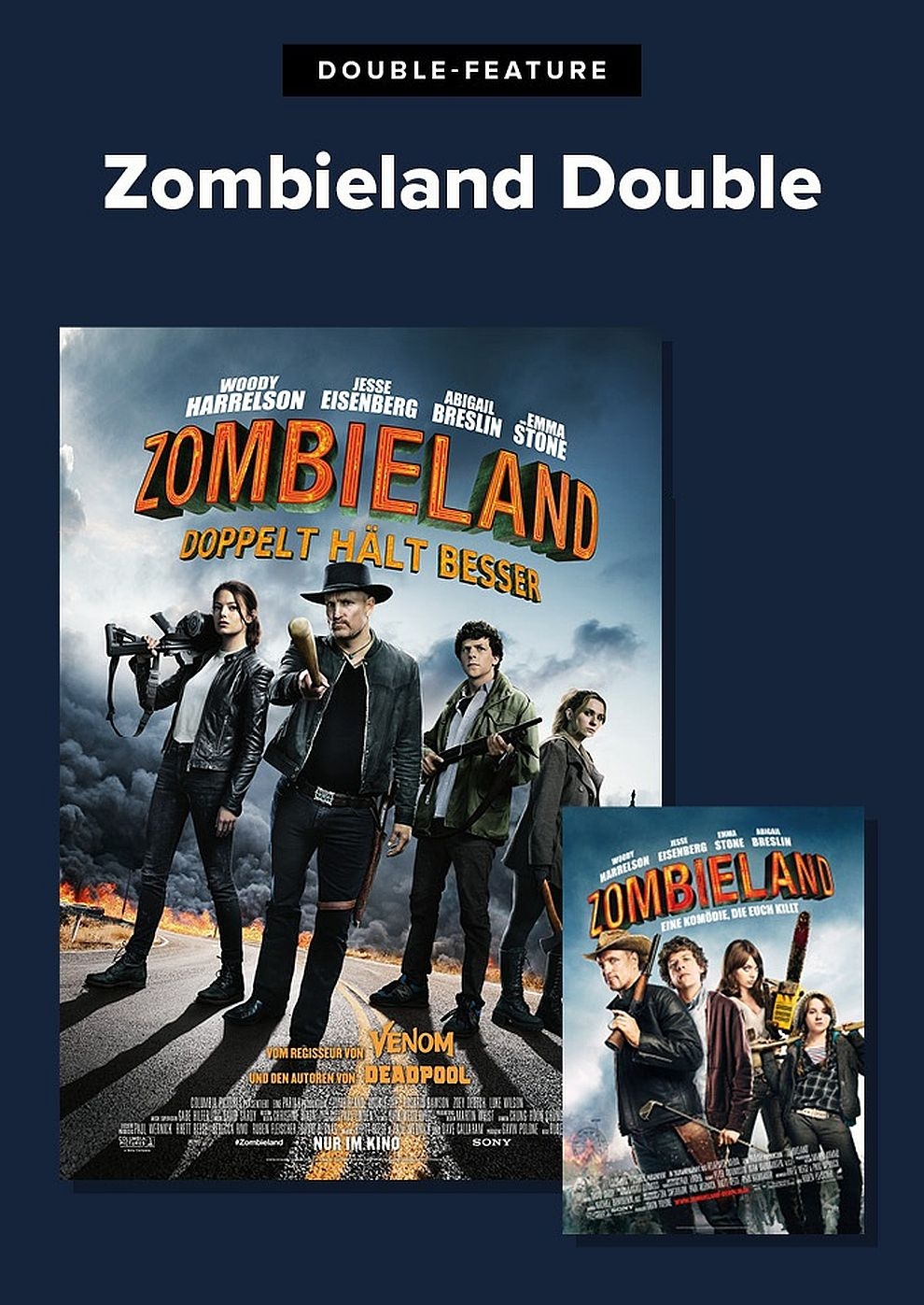 Filmplakat zu Double: Zombieland 1 + 2