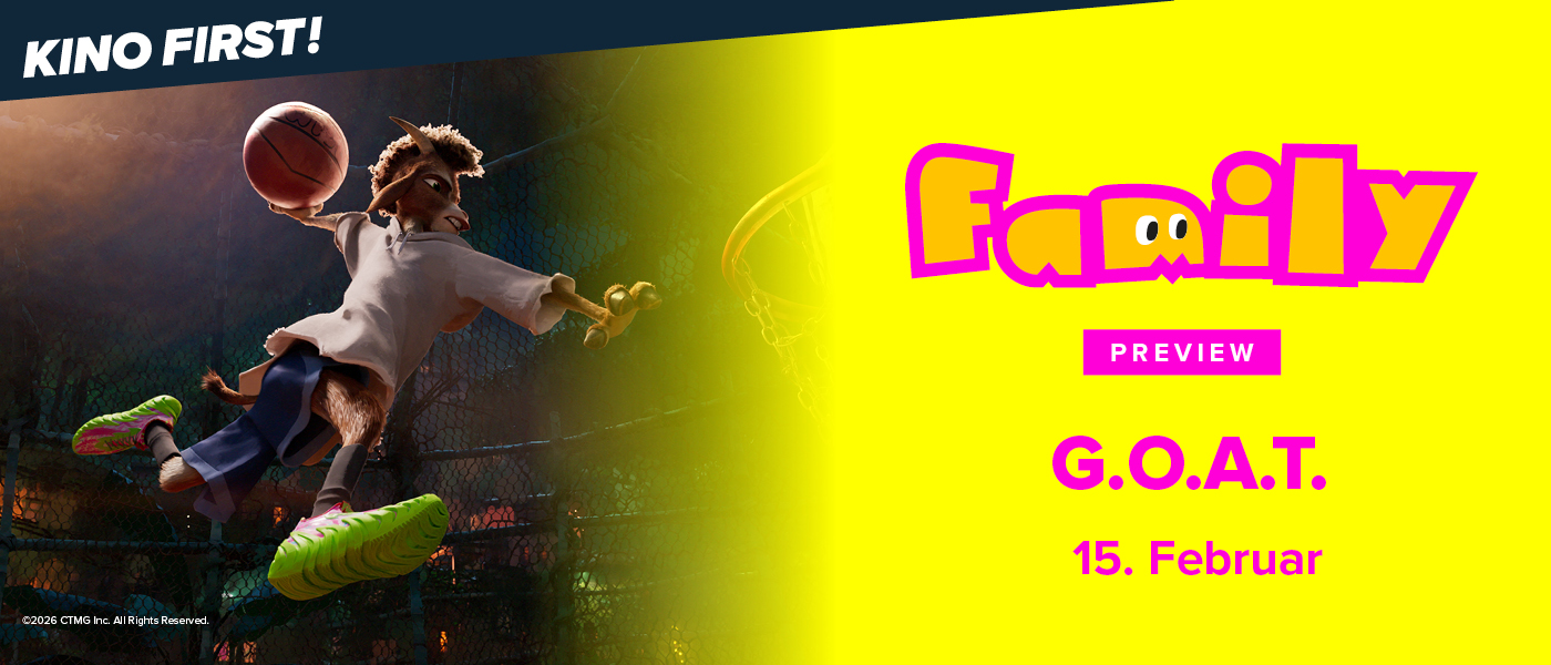 Promobanner zu Family Preview: G.O.A.T. - Bock auf große Sprünge