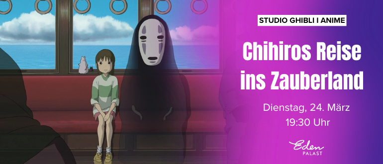 Hier sieht man ein mädchen das neben einem geist in einer straßenbahn sitzt - im animestil