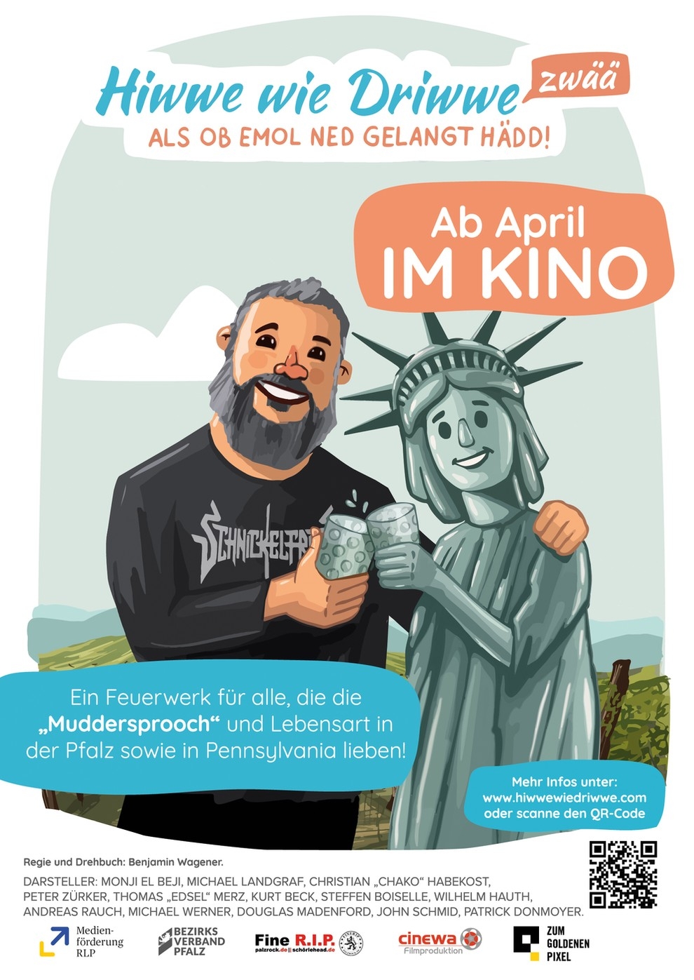 Filmplakat zu Hiwwe wie Driwwe Zwää - Als ob emol ned gelangt hädd!