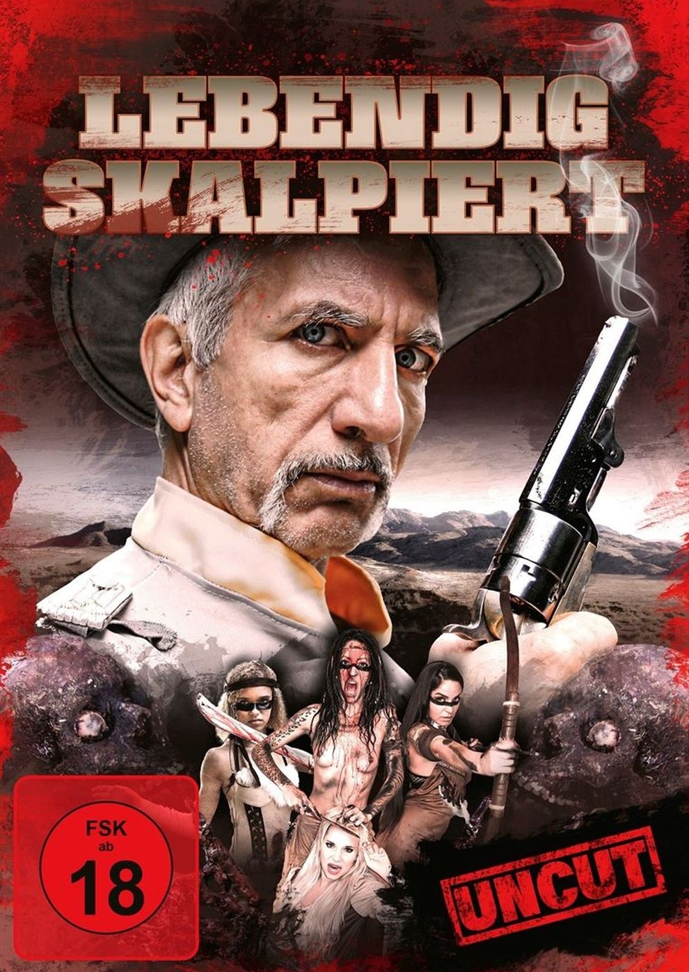 Filmplakat zu Lebendig skalpiert