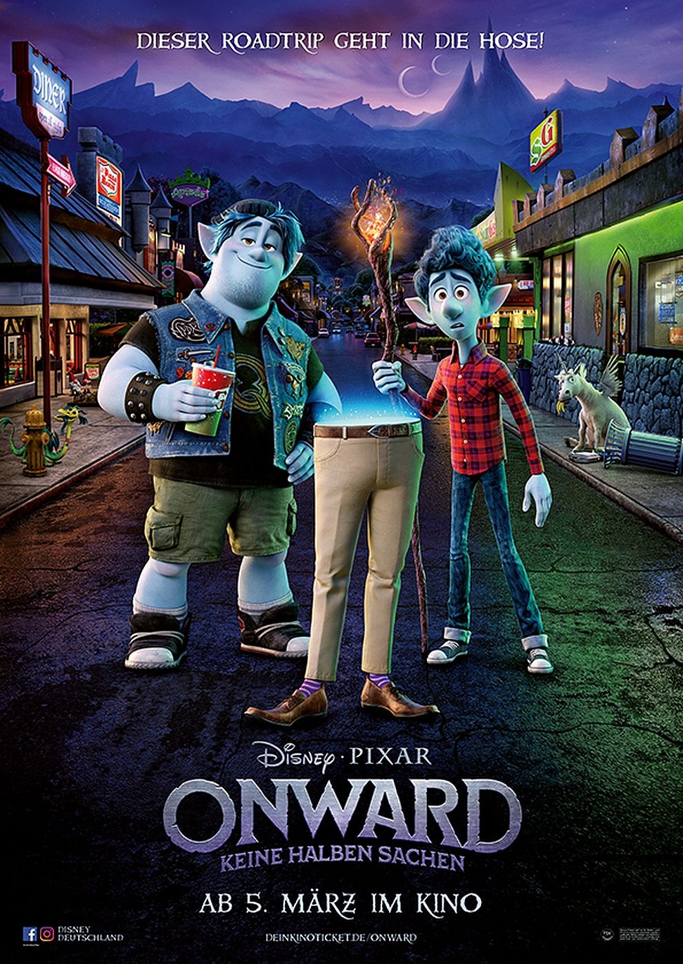 Filmplakat zu Onward: Keine halben Sachen