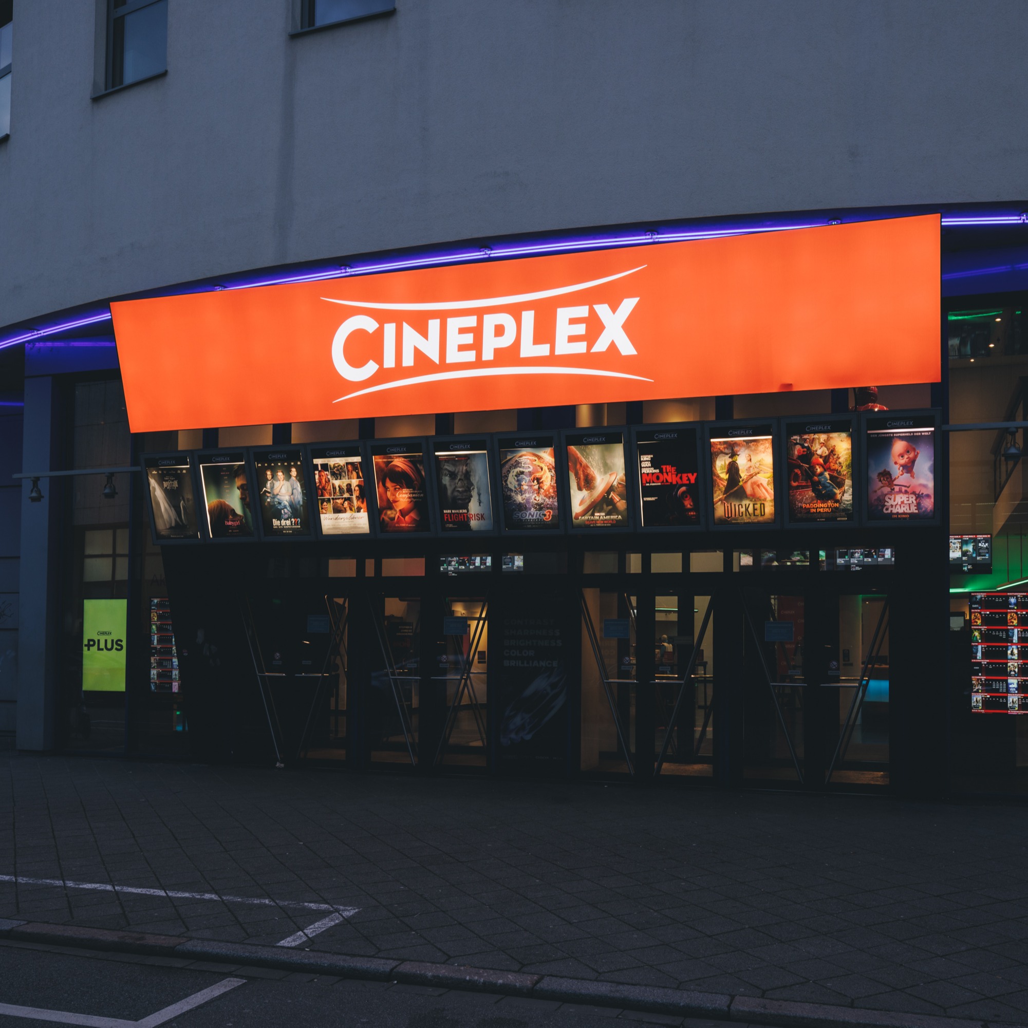 Cineplex Mannheim Außenansicht Front