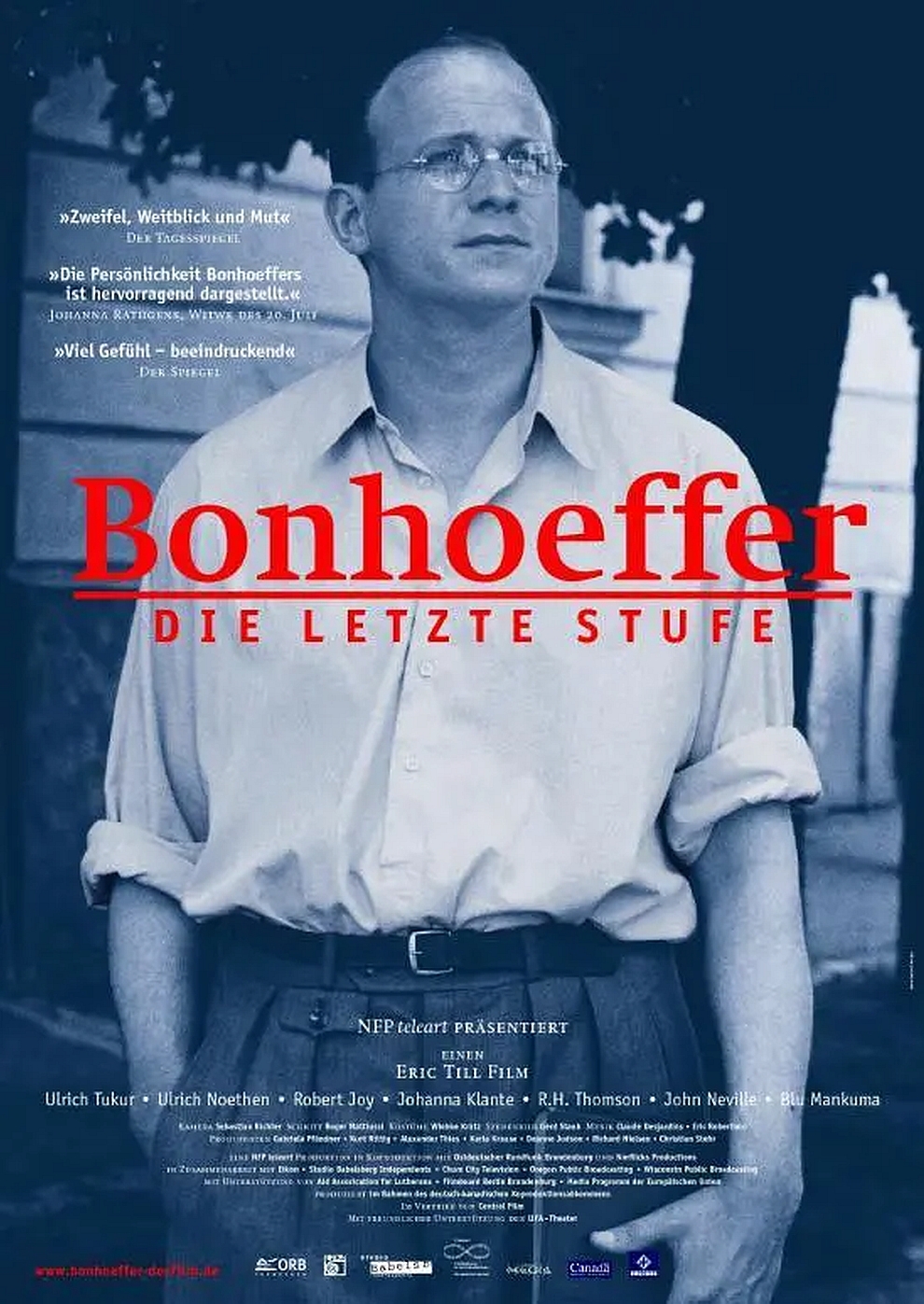 Filmplakat zu Bonhoeffer - Die Letzte Stufe