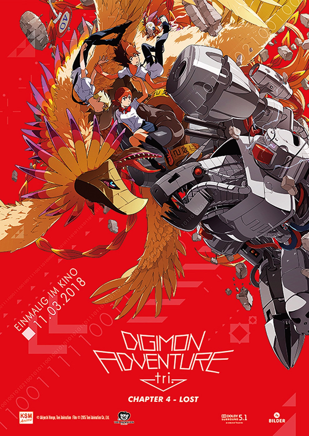 Filmplakat zu Digimon Adventure tri. - Chapter 4: Lost