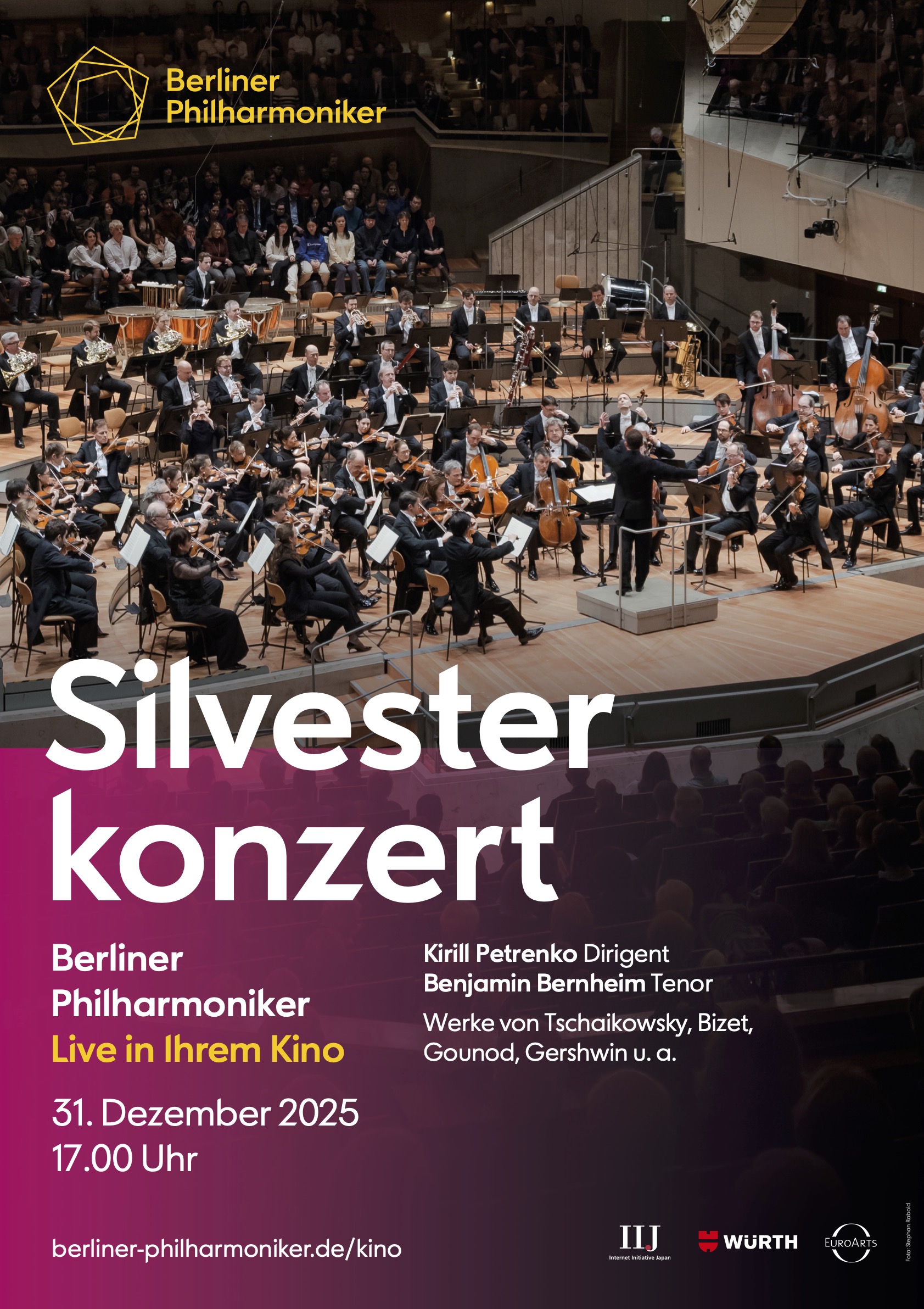 Filmplakat zu Silvesterkonzert der Berliner Philharmoniker 2025/26