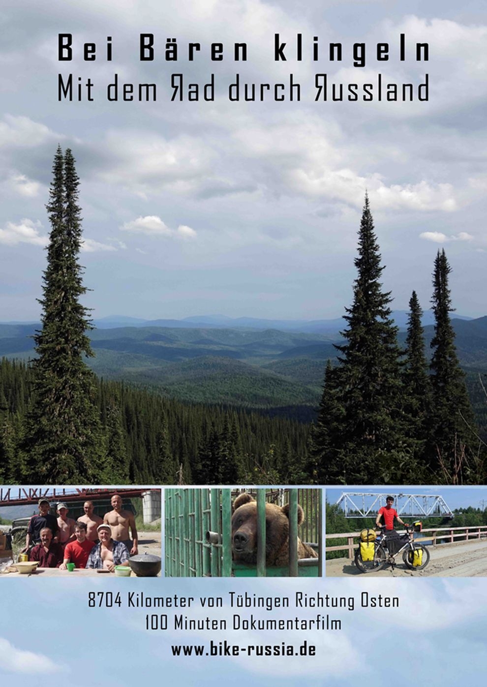 Filmplakat zu Bei Bären klingeln - Mit dem Rad durch Russland