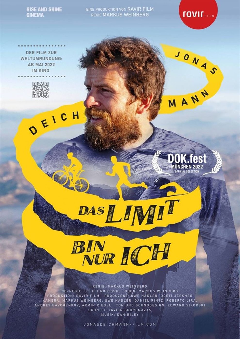 Filmplakat zu Jonas Deichmann - Das Limit bin nur ich