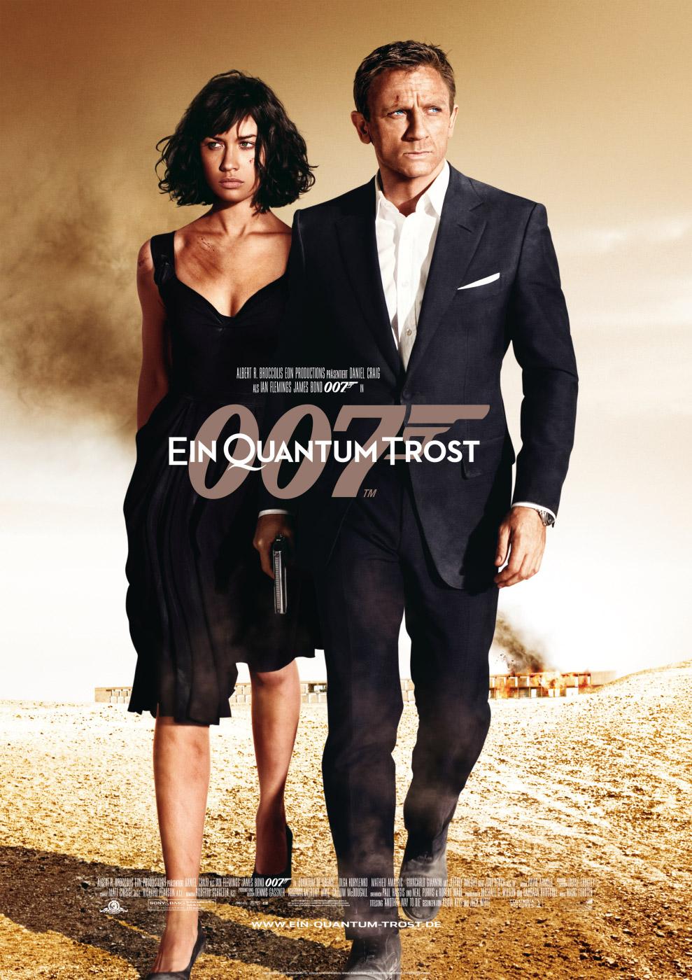 Filmplakat zu James Bond 007: Ein Quantum Trost