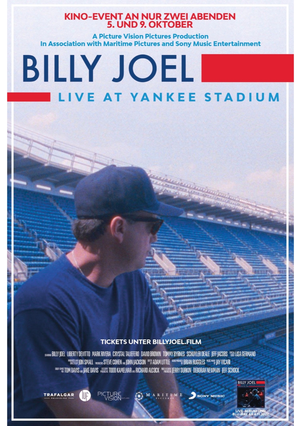 Filmplakat zu Billy Joel Live im Yankee Stadium