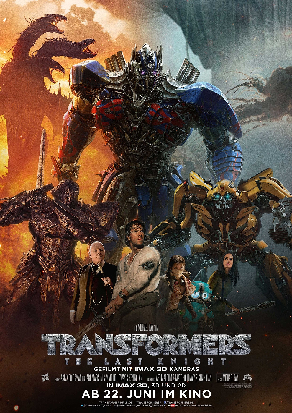 Filmplakat zu Transformers: The Last Knight
