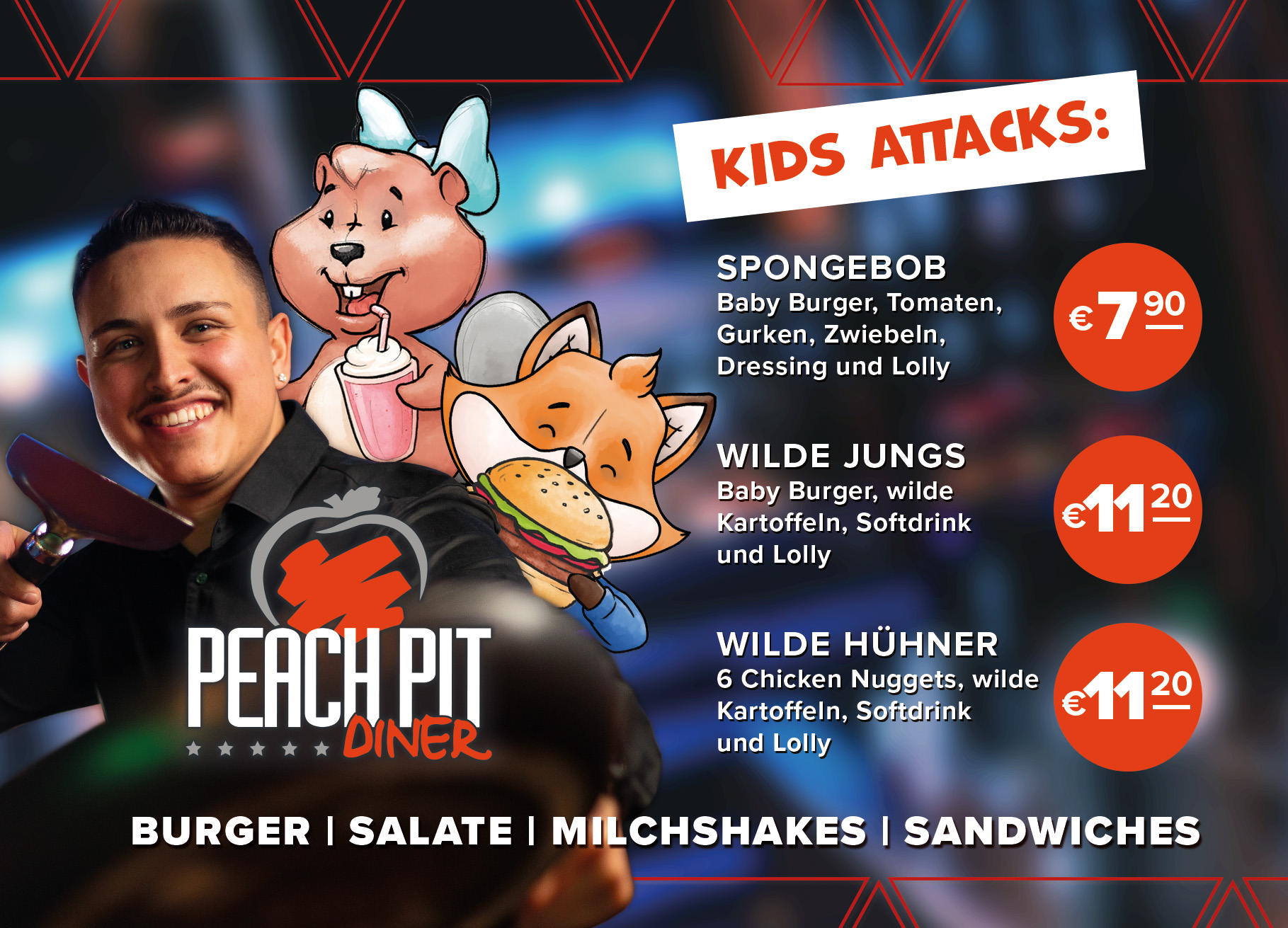 Dietrich und Bonnie stellen verschiedene Kindergerichte vor