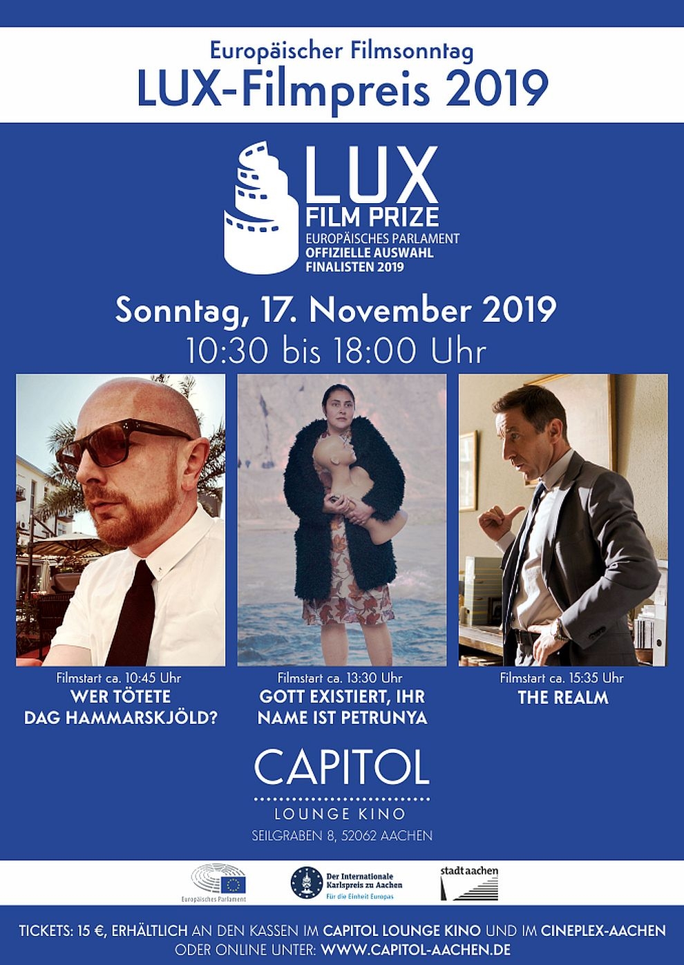 Filmplakat zu Lux-Filmpreis 2019