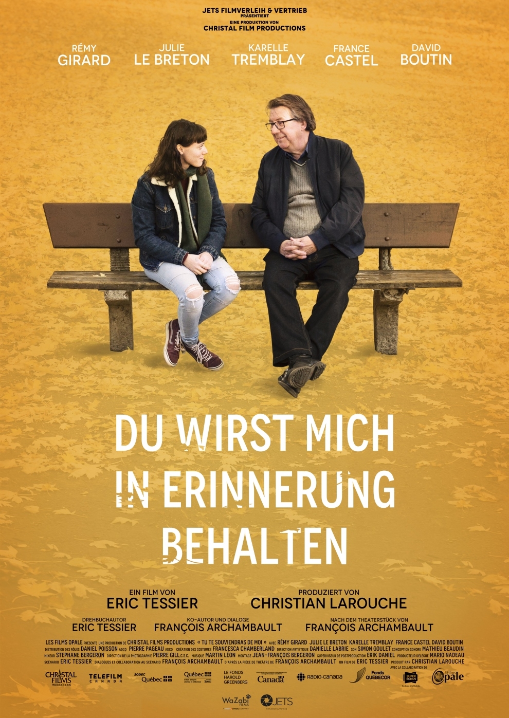 Filmplakat zu Du wirst mich in Erinnerung behalten