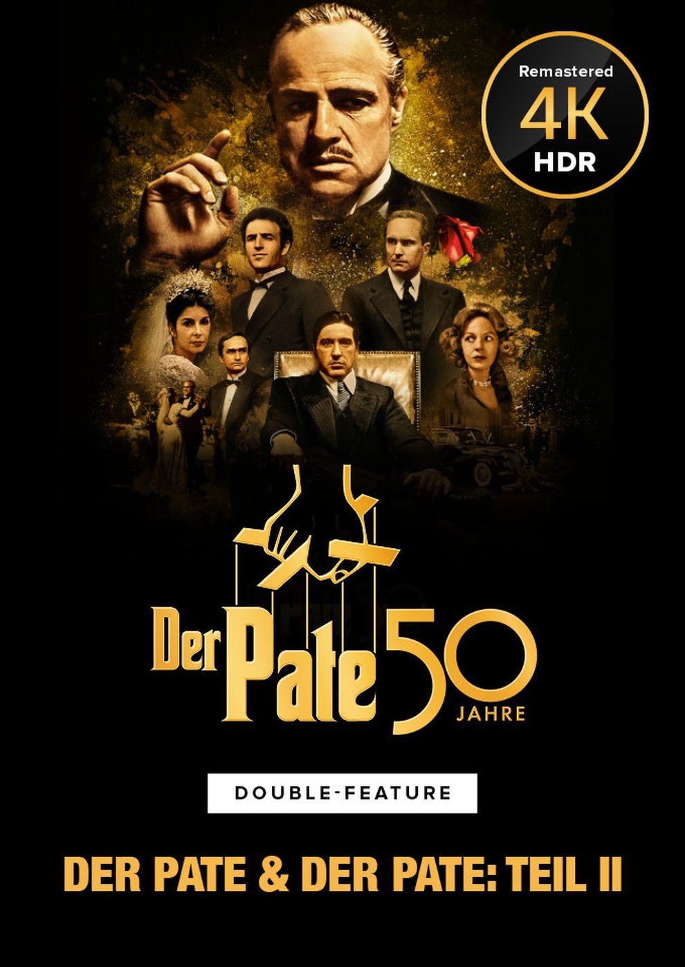 Filmplakat zu Double Feature: Der Pate (50 Jahre) Teil 1 & 2