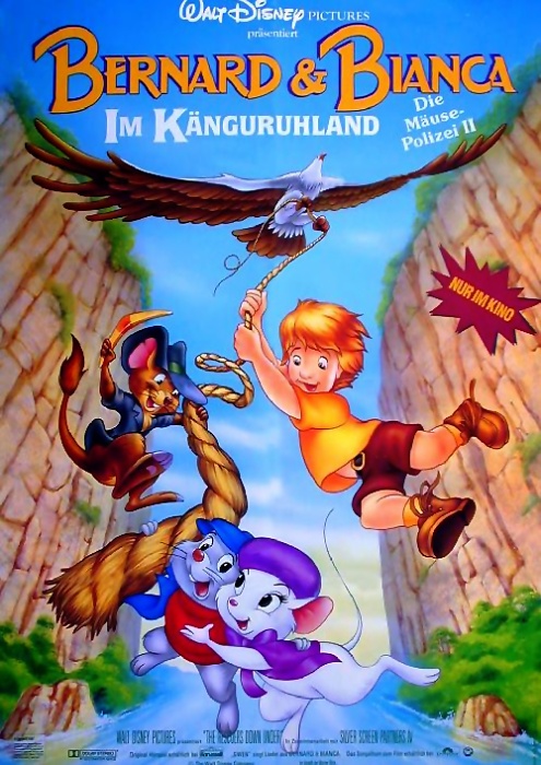 Filmplakat zu Bernard und Bianca im Känguruland