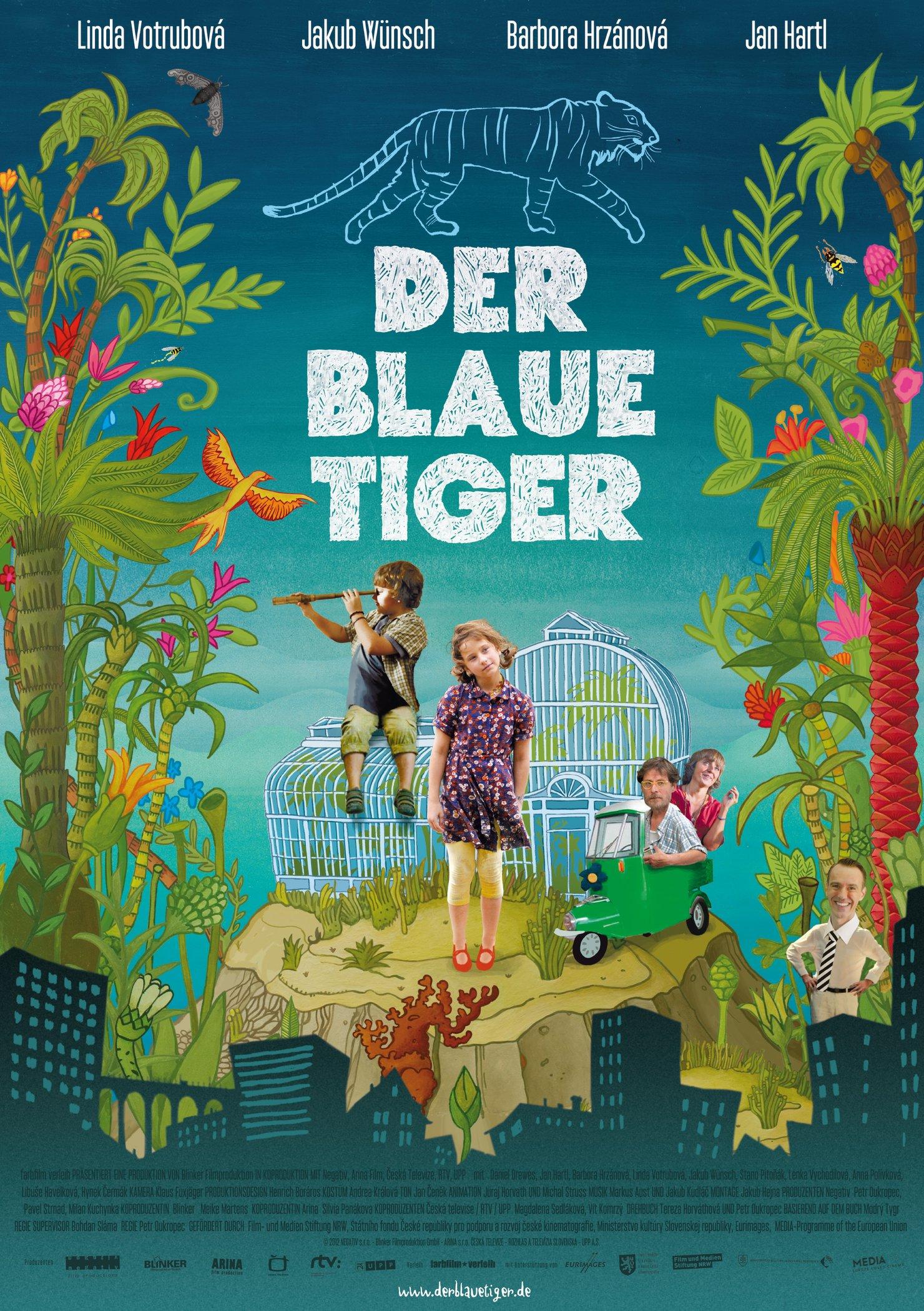 Filmplakat zu Der blaue Tiger